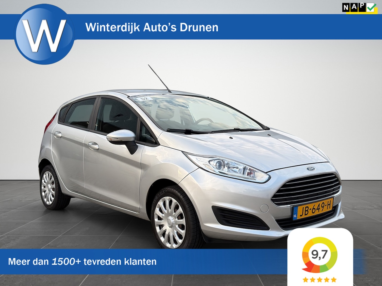 Ford Fiesta - 1.0 Style Airco|Navigatie|Bluetooth|NAP - AutoWereld.nl