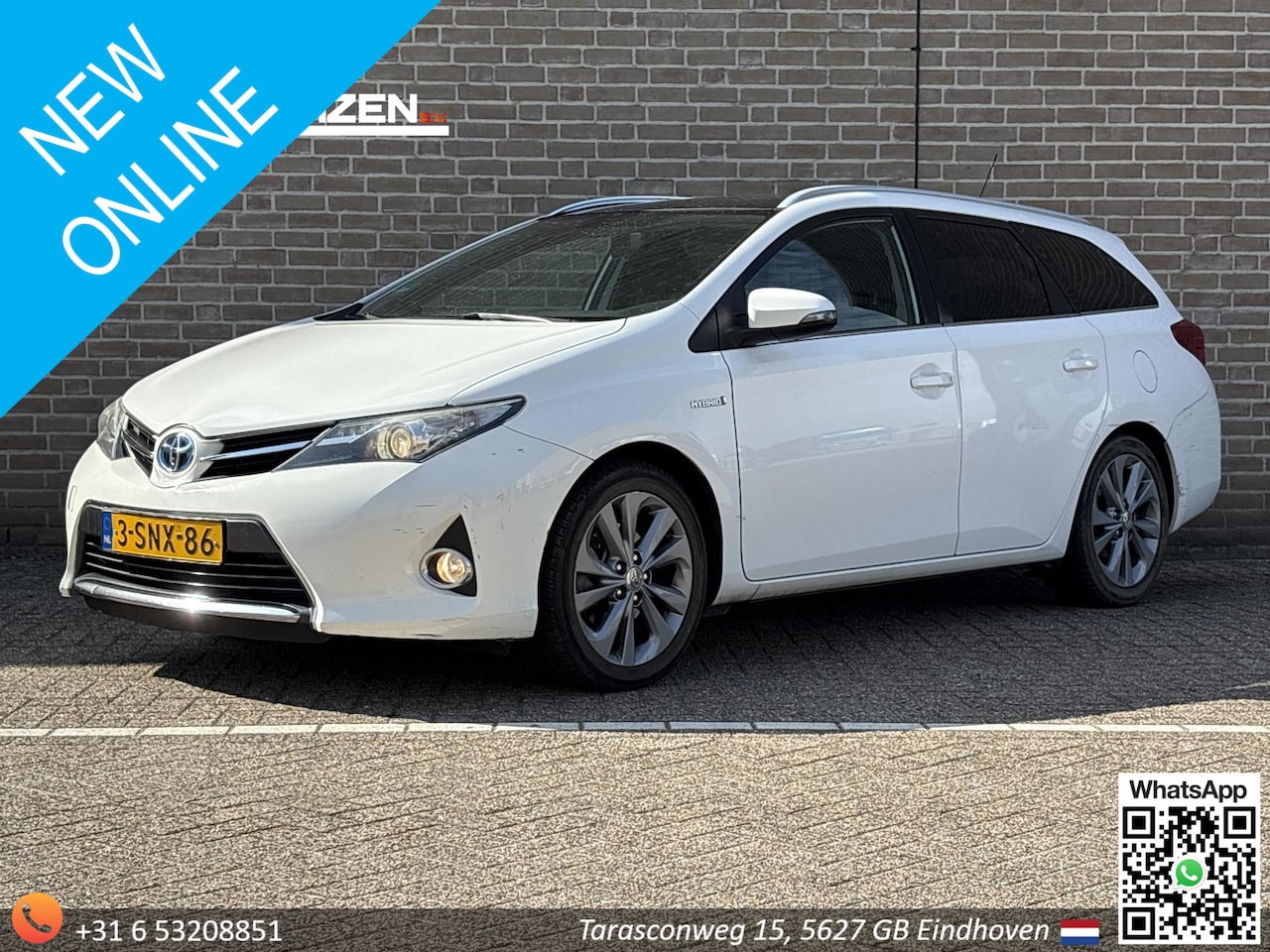 Toyota Auris Touring Sports - 1.8 Hybrid Lease | Navi | Climate | Camera | Cruise - AutoWereld.nl