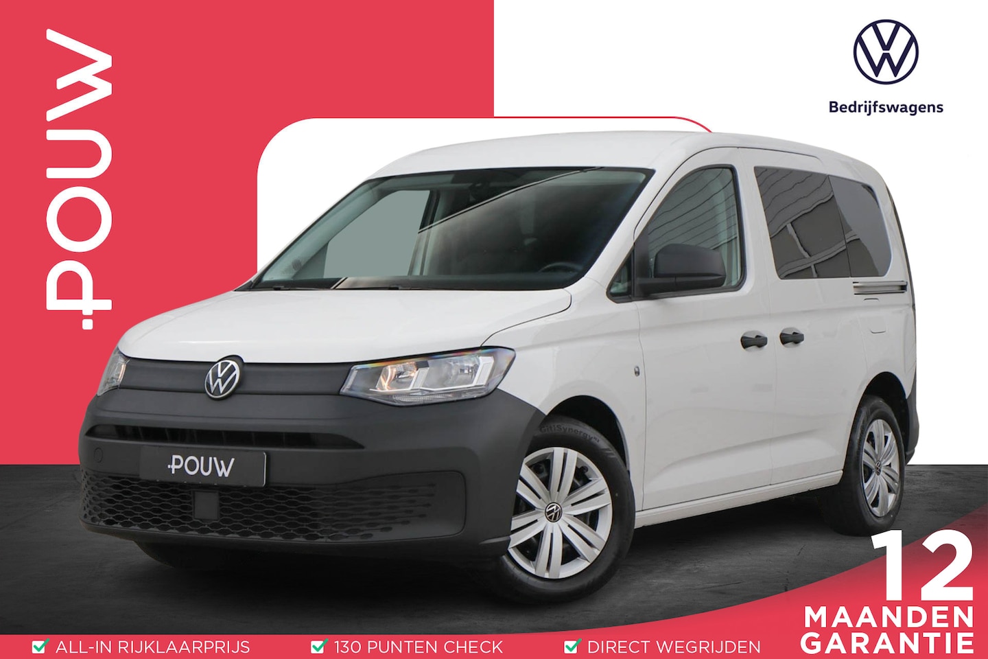 Volkswagen Caddy Cargo - 2.0 TDI 122pk DSG Comfort | App Connect | Navigatie | Cruise Control | Parkeersensoren Ach - AutoWereld.nl