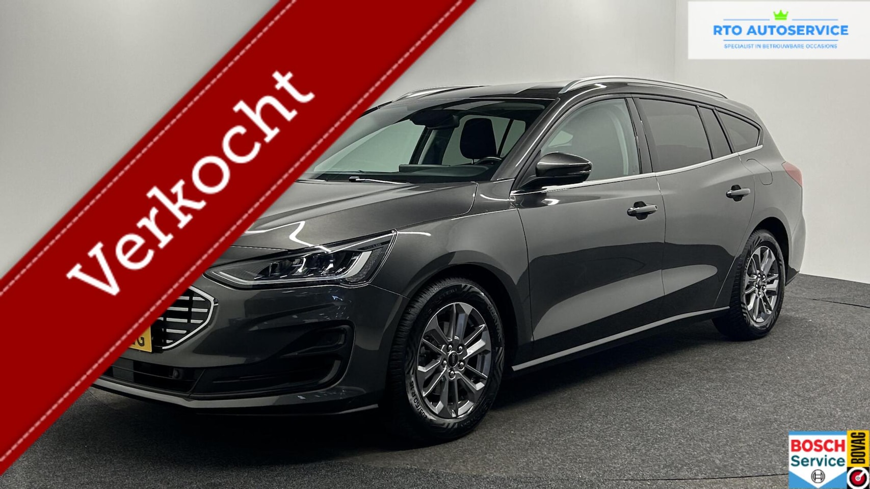 Ford Focus Wagon - 1.0 EcoBoost Hybrid Titanium Style CARPLAY NAVI ECC CRUISE. - AutoWereld.nl