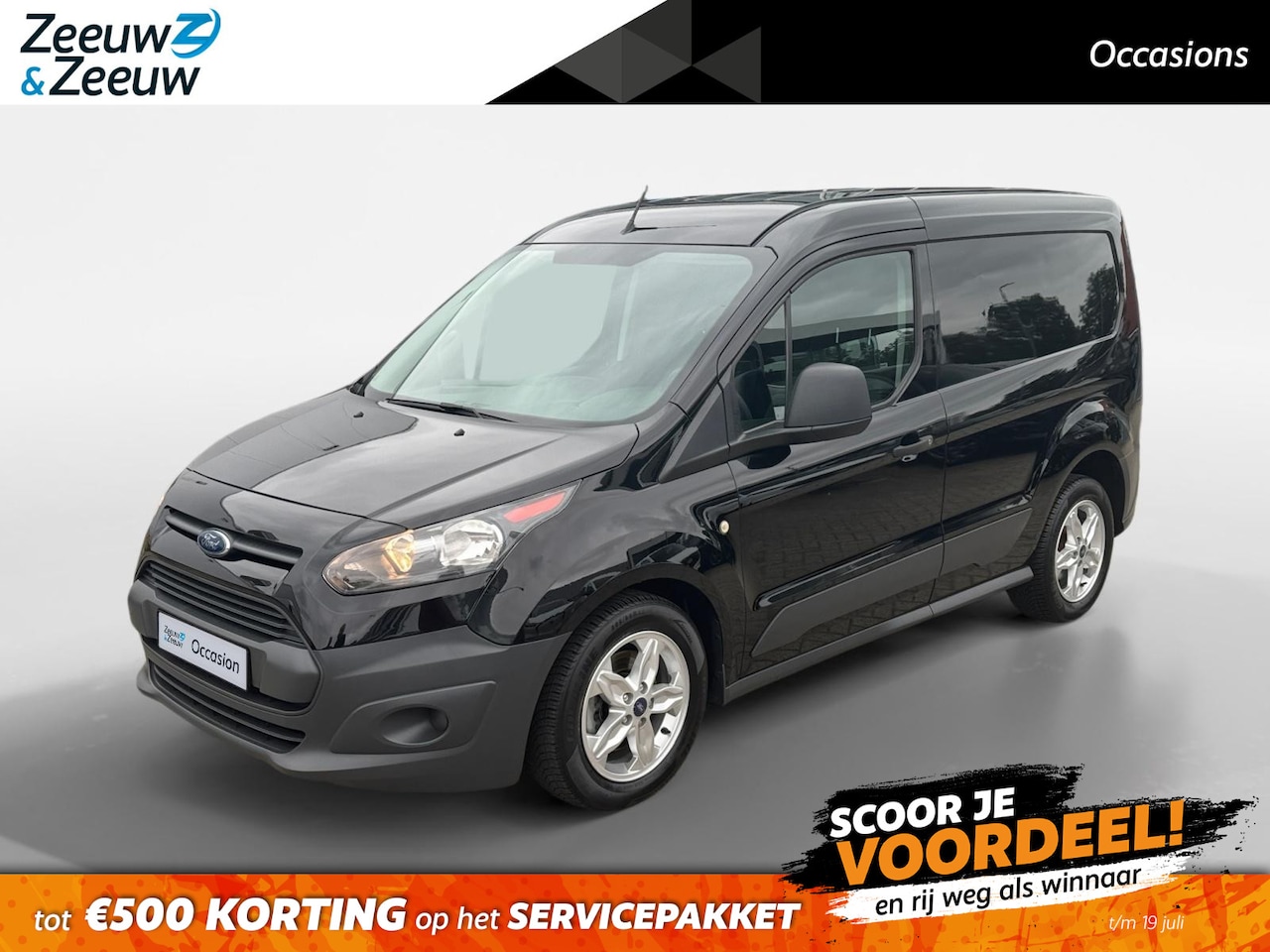 Ford Transit Connect - 1.5 TDCI L1 Economy Edition 75 pk | Airco | Elektrische ramen | Houten vloer - AutoWereld.nl