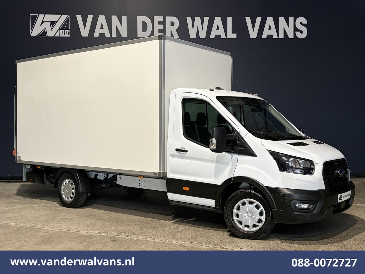 Ford Transit - 2.0 TDCI 130pk Bakwagen Laadklep Euro6 Airco | Cruisecontrol | Verwarmde voorruit Bijrijde - AutoWereld.nl