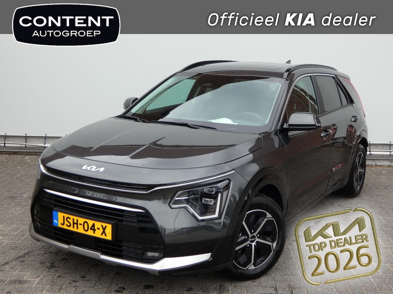 Kia Niro - 1.6 GDi Hybrid 129pk DCT6 DynamicPlusLine / 3.400 KM - AutoWereld.nl