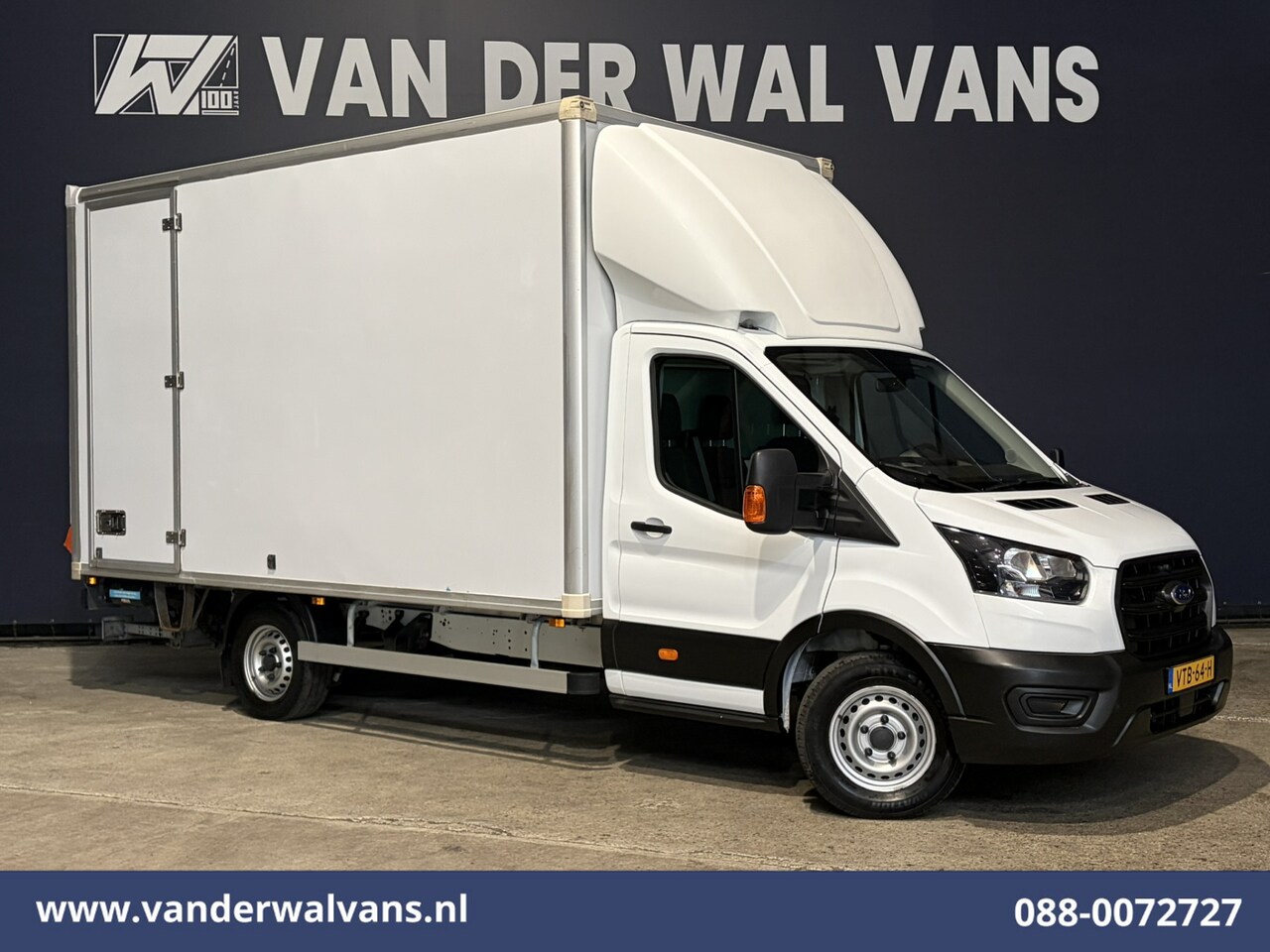 Ford Transit - 2.0 TDCI 130pk Bakwagen 232cm Hoog Laadklep Zijdeur Euro6 Airco | Lat om Lat betimmering B - AutoWereld.nl