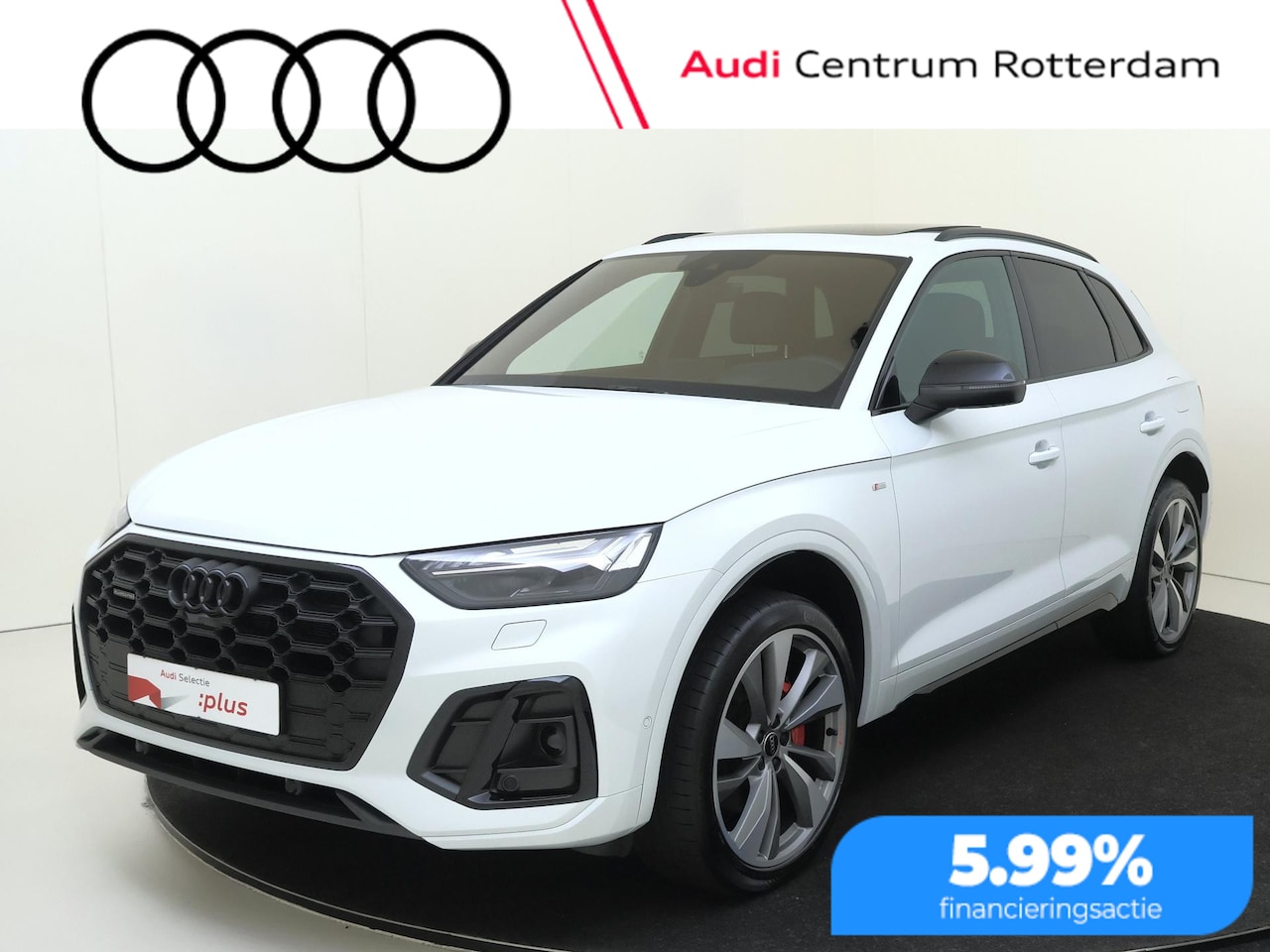 Audi Q5 - 55 TFSI e S edition Competition | SoH 98% | Panoramadak | Trekhaak | Head-up display | Led - AutoWereld.nl