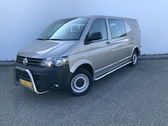 Volkswagen Transporter - 2.0 TDI L2H1 Dub Cab Automaat Airco 6 Zits Bulbar Side Bar Trekhaak 2500 kg Euro 5