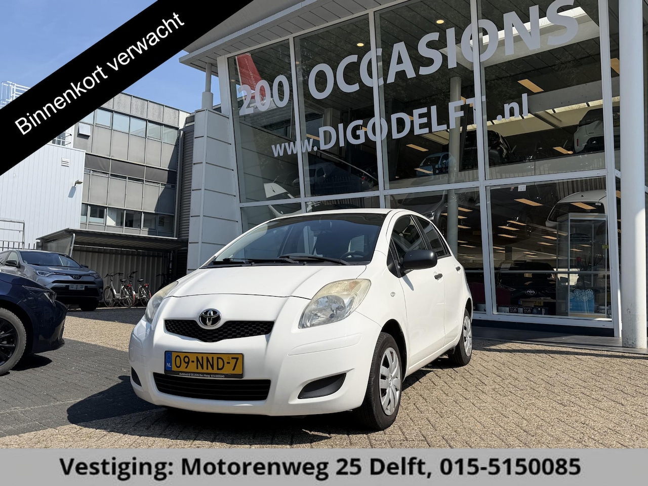 Toyota Yaris - 1.0 VVTi Acces . AIRCO . ELEKTRSICHE RAMEN VOOR . RADIO-CD/MP3 SPELER . - AutoWereld.nl