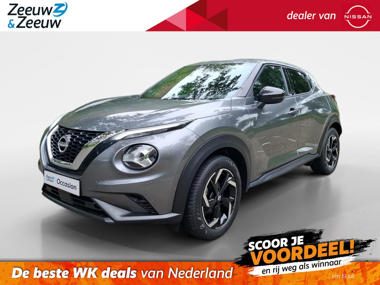 Nissan Juke - 1.0 DIG-T N-Connecta | Licht metalen velgen| Metallic lak| Parkeersensoren voor en achter| - AutoWereld.nl