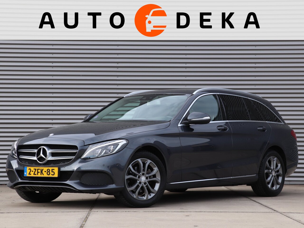 Mercedes-Benz C-klasse Estate - 180 Ambition Automaat *Leder*Navigatie*Trekhaak* - AutoWereld.nl