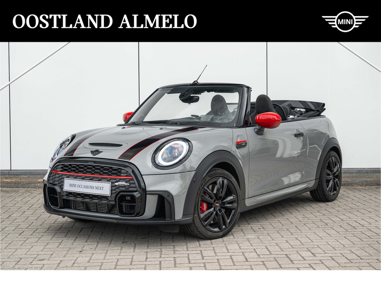 MINI Cabrio - John Cooper Works Automaat / Achteruitrijcamera / JCW Sportstoelen / Adaptieve LED / Head- - AutoWereld.nl