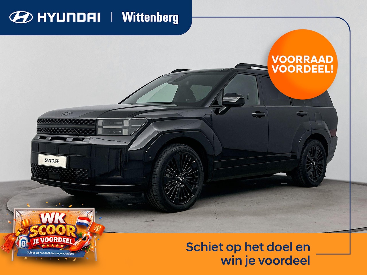 Hyundai Santa Fe - 1.6 T-GDI PHEV Black Line 4WD 7p | Nieuw | Snel leverbaar | - AutoWereld.nl