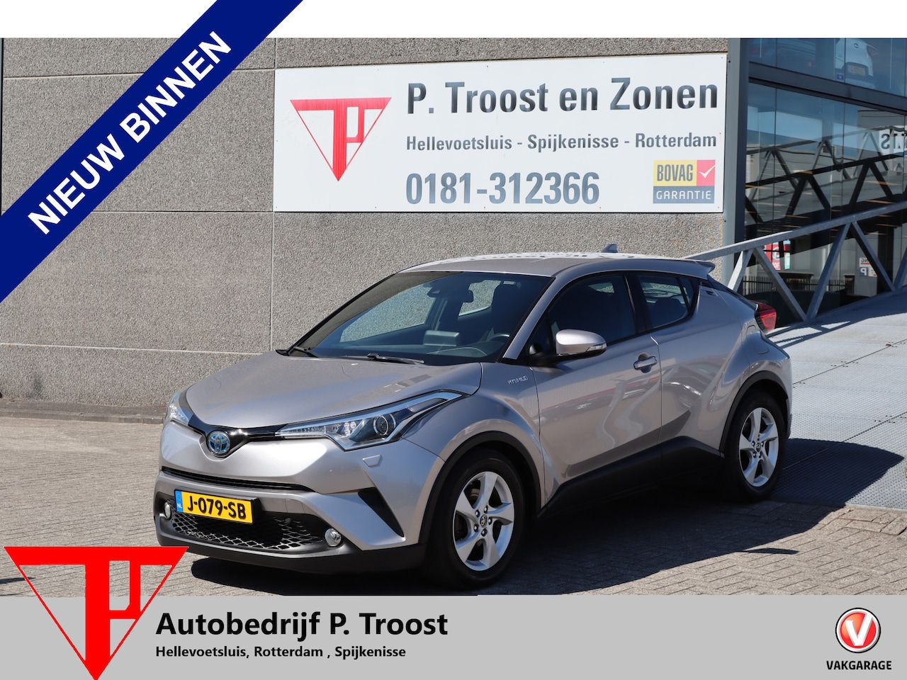 Toyota C-HR - 1.8 Hybrid Active Stoelverwarming/Cruise control/Achteruitrijcamera/Lane assist/Climate co - AutoWereld.nl