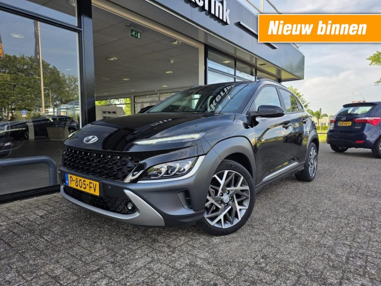 Hyundai Kona - 1.6 GDI HEV Premium Adaptive/Blind spot/Leer/18 Sportvelgen - AutoWereld.nl
