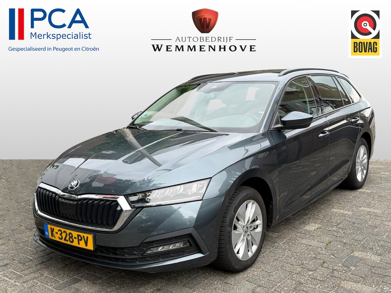 Skoda Octavia Combi - 1.0 e-TSI Business Edition Automaat/Nieuw Type/Trekhaak/Alu wielen - AutoWereld.nl