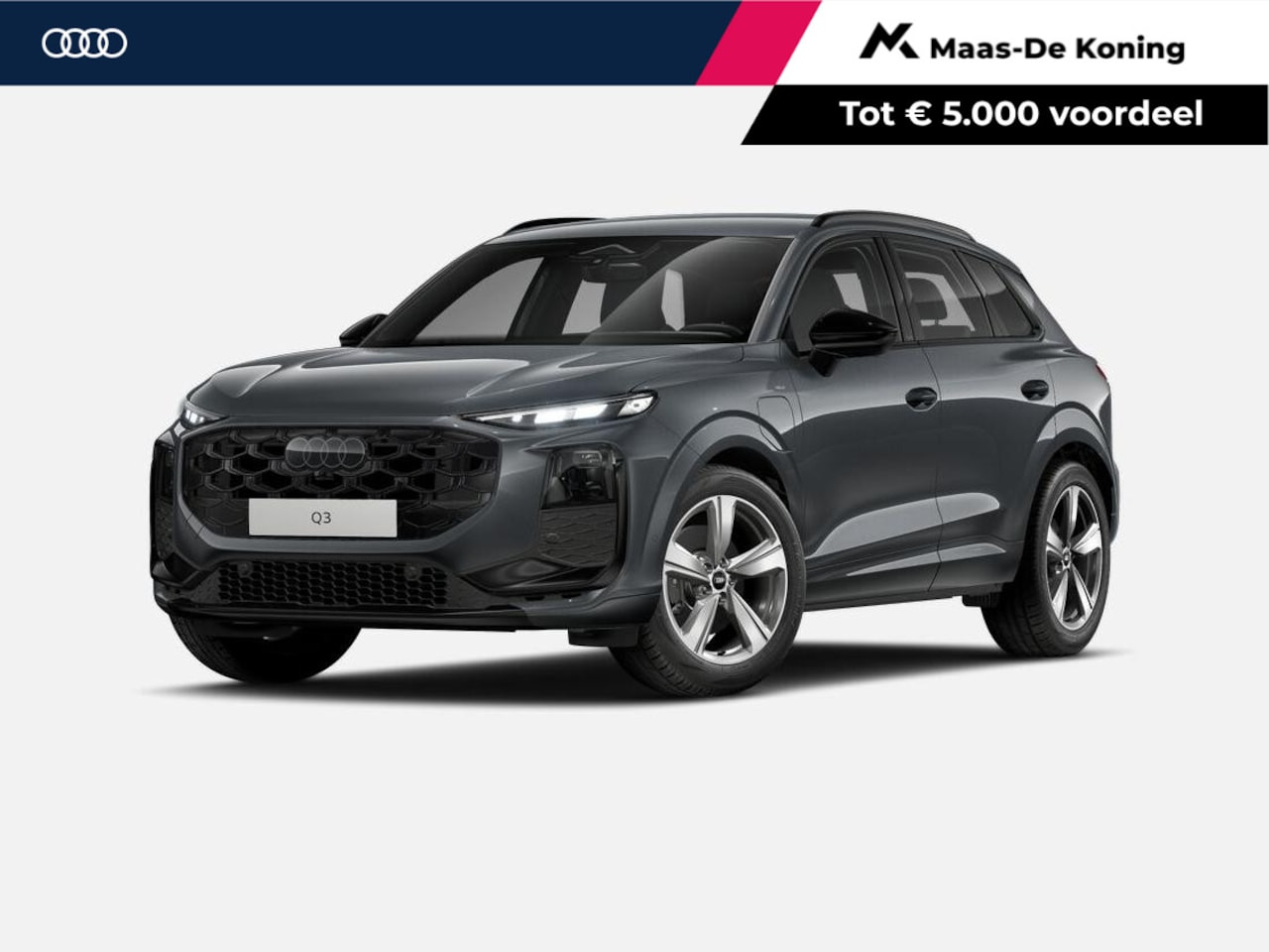 Audi Q3 - 1.5 200kW e-hybrid S edition 272 PK · Trekhaak elek. wegklapbaar · Exterieurpakket zwart · - AutoWereld.nl