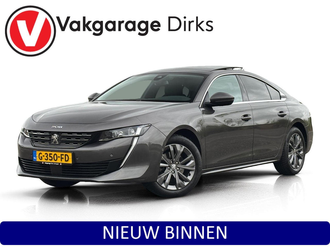 Peugeot 508 - 1.6 PureTech Blue Lease Allure ✅ Pano ✅ ACC ✅ Focal - AutoWereld.nl