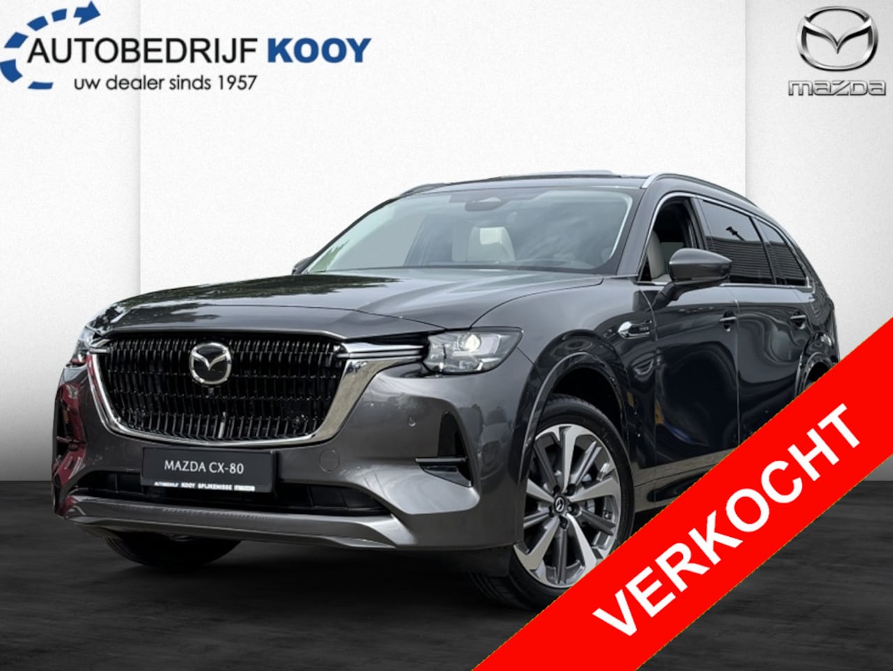 Mazda CX-80 - 2.5 PHEV Takumi Plus / Captain seats / GEEN KENTEKEN! - AutoWereld.nl