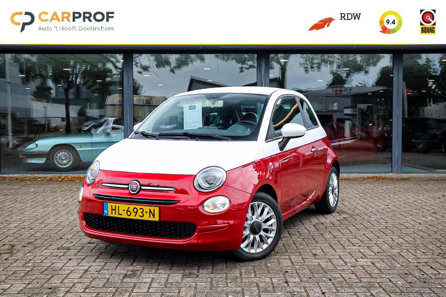Fiat 500 - 0.9 TwinAir Turbo Popstar AUTOMAAT / TREKH. - AutoWereld.nl
