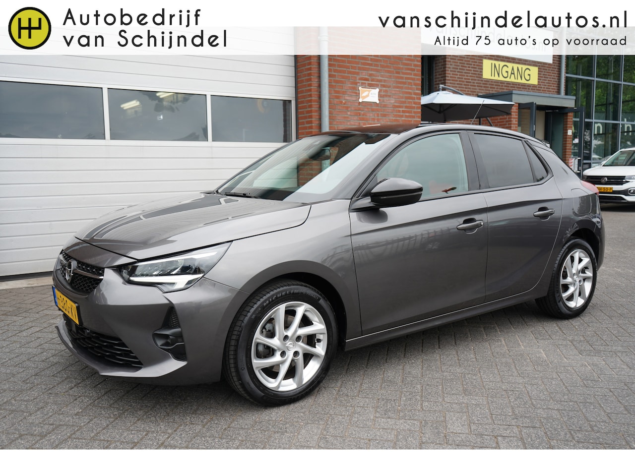 Opel Corsa - 1.2 101PK GS LINE TWO TONE LUXE ORIGINEEL NL 5DRS PANORAMADAK ZWARTE HEMEL FULL LED NAVI A - AutoWereld.nl