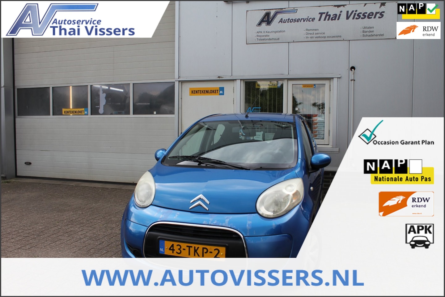 Citroën C1 - 1.0-12V Selection 5Deurs Airco Elektr pak Apk - AutoWereld.nl