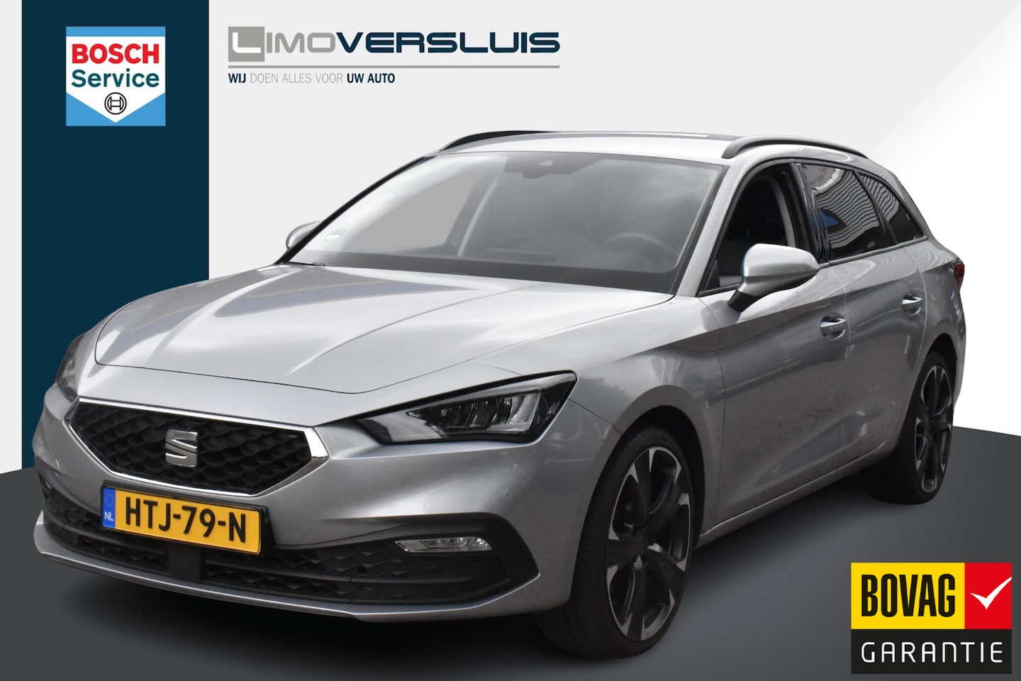 SEAT Leon Sportstourer - 1.5 eTSI Style | 23.349 km | Navigatie | Cruise | Cupra Velgen | 12 mnd BOVAG garantie | W - AutoWereld.nl
