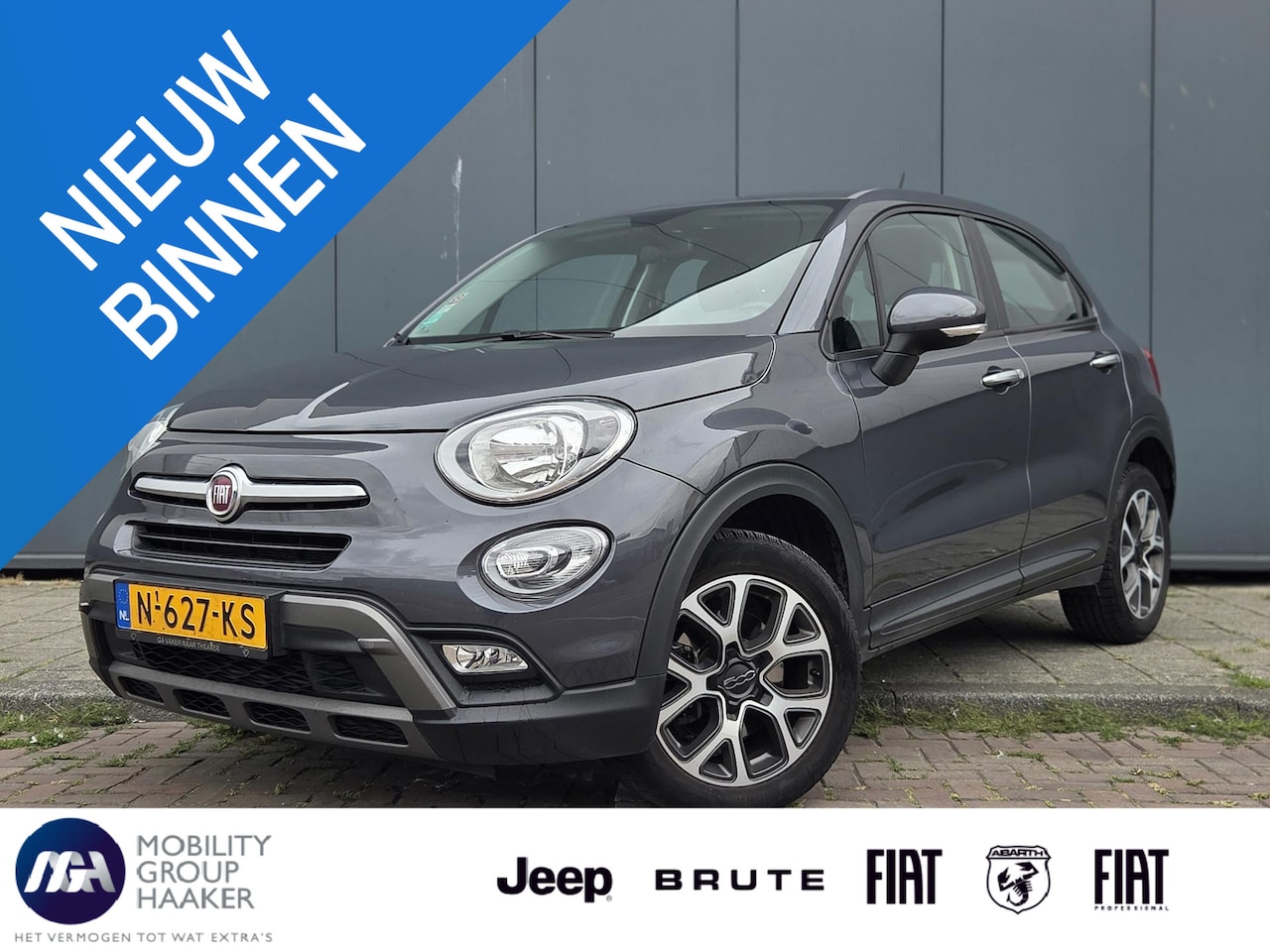 Fiat 500 X Cross - 1.4 Turbo MultiAir Cross | Apple-Android | Navigatie | Stoelverwarming - AutoWereld.nl