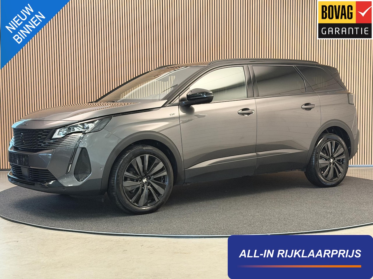 Peugeot 5008 - 1.2 PureTech 130PK Aut. GT BLACK PAKKET | LED | Camera | Navi | 7 Zits | Incl. garantie - AutoWereld.nl