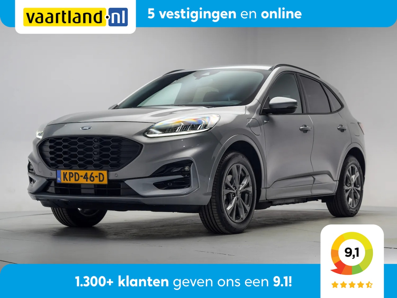 Ford Kuga - 2.5 PHEV ST-Line X Aut. [ LED Navi Camera ] - AutoWereld.nl
