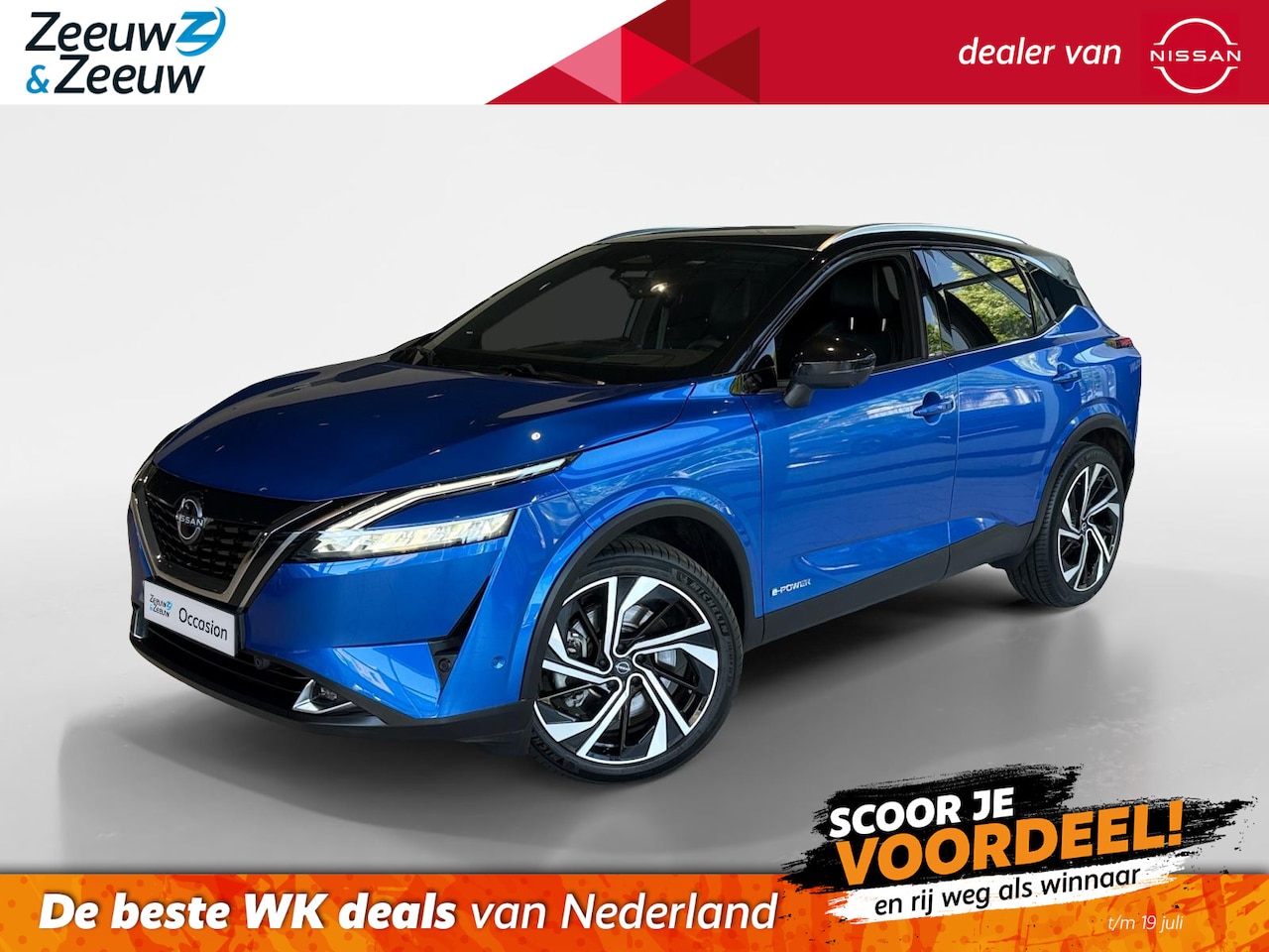 Nissan Qashqai - 1.5 e-Power Tekna Plus *Automaat*Panorama*Navi+360Camera*Bose*Leder*Stoel/Stuur Verw.*Adap - AutoWereld.nl
