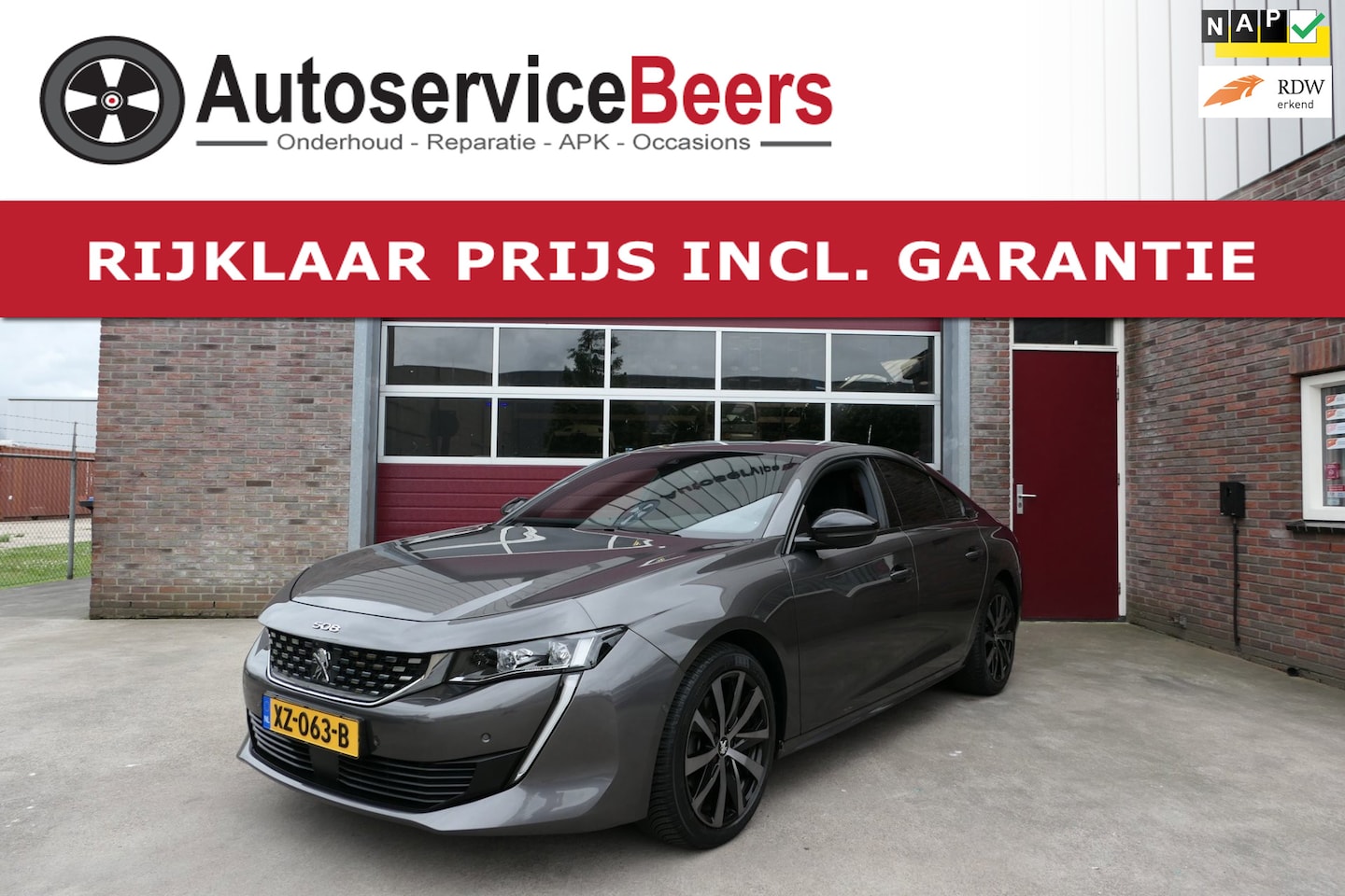 Peugeot 508 - 1.6 PureTech GT Line 1.6 PureTech GT Line, Super Mooi!!, Premium Audio, 360 Camera, Adaptive cruise, Bomvol, Ri - AutoWereld.nl