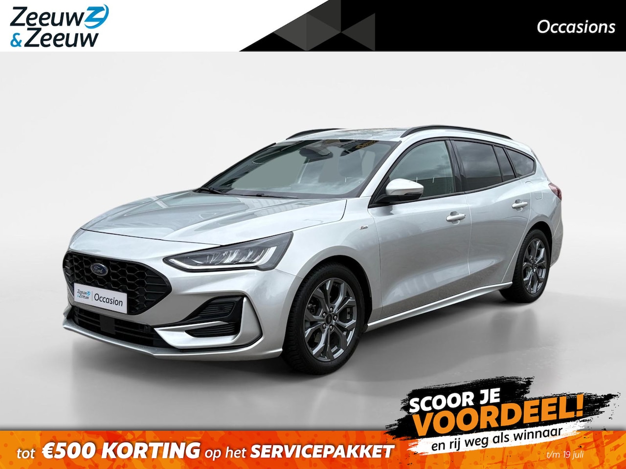 Ford Focus Wagon - 1.0 EcoBoost Hybrid ST Line | Navigatie | Stoel/Stuur/voorruitverwarming | Climate Control - AutoWereld.nl