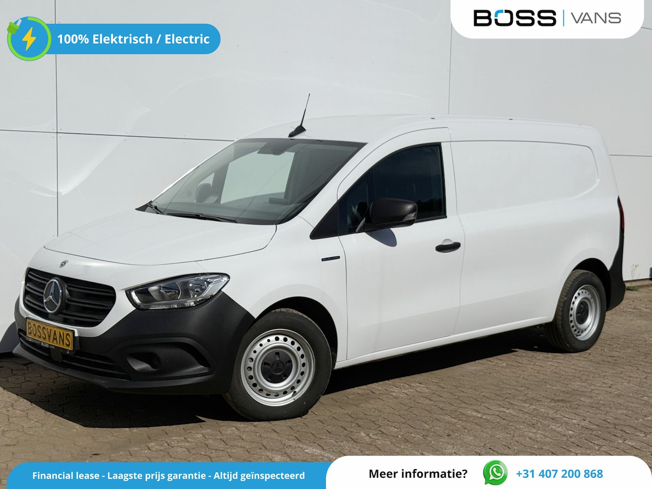 Mercedes-Benz eCitan - 112 51 kWh L2 284 WLTP 98,8 (SOH) Camera MBUX Trekhaak 75kW Snelladen Apple Carplay Cruis - AutoWereld.nl