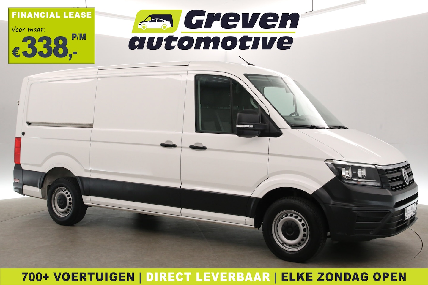 Volkswagen Crafter - 2.0 TDI L3H2 140PK | Airco | 3 Zits | Carplay | Trekhaak - AutoWereld.nl