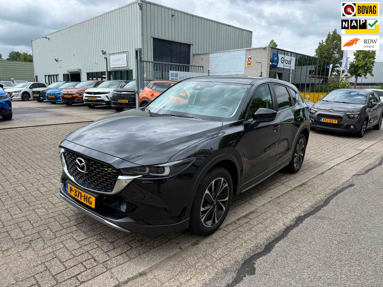 Mazda CX-5 - 2.0 SkyActiv-G 165 Newground 2.0 SkyActiv-G 165 Newground, Autom, 360Cam, Cruise Contr, HUD, Bliss, Keyless, Navi, Stoe - AutoWereld.nl