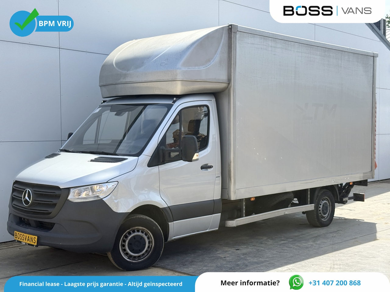Mercedes-Benz Sprinter - 317 1.9 CDI Automaat Bakwagen Laadklep Cruise Control Climate Control Meubelbak Koffer - AutoWereld.nl