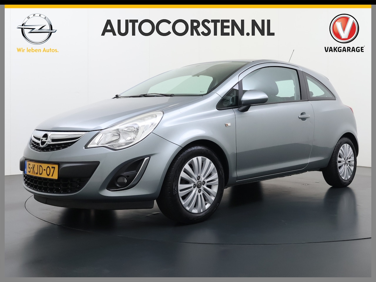 Opel Corsa - 1.4-16V 101PK 3Drs Airco Stoel+Stuurverwarming Cruise Control Isofix Pdc Design Edition Lm - AutoWereld.nl