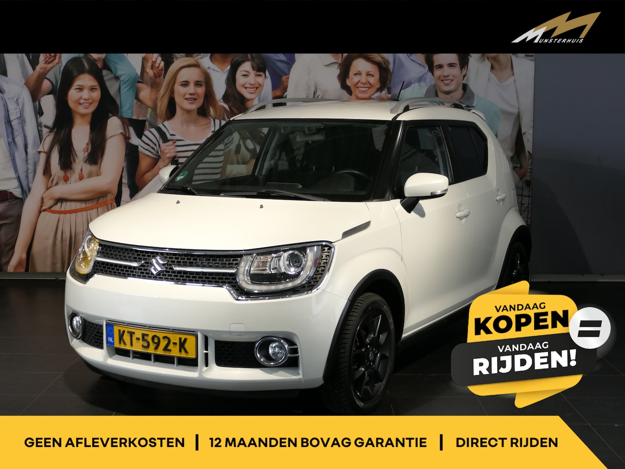 Suzuki Ignis - 1.2 Stijl Smart Hybrid - Bluetooth - Clima - Camera - Airco - AutoWereld.nl