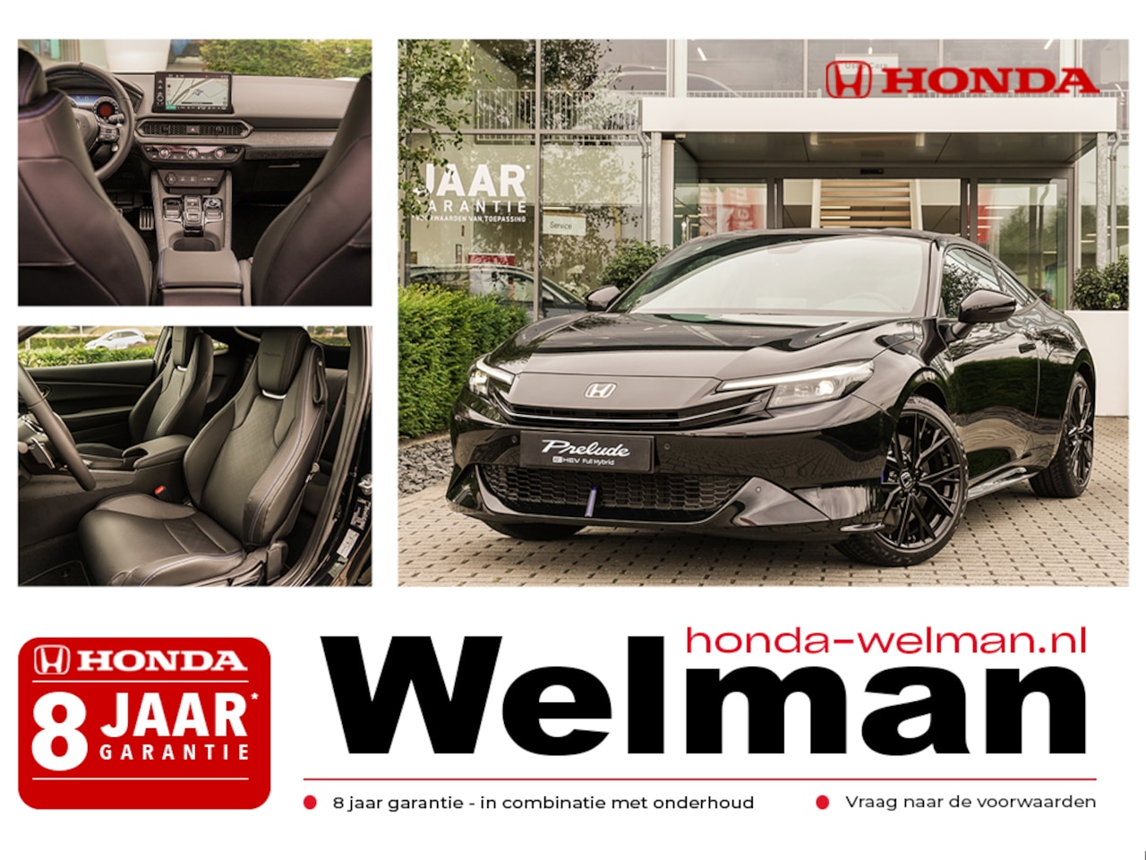 Honda Prelude - 2.0i e:HEV ADVANCE - NIEUW - FULL HYBRID - AUTOMAAT - AutoWereld.nl