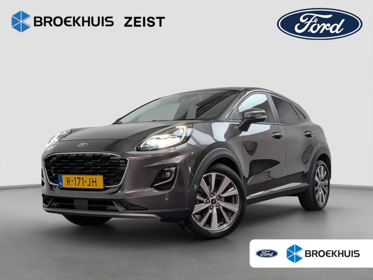 Ford Puma - 1.0 EcoBoost Hybrid Titanium X | Half leder | LED verlichting | Privacy-glass | Apple carp - AutoWereld.nl
