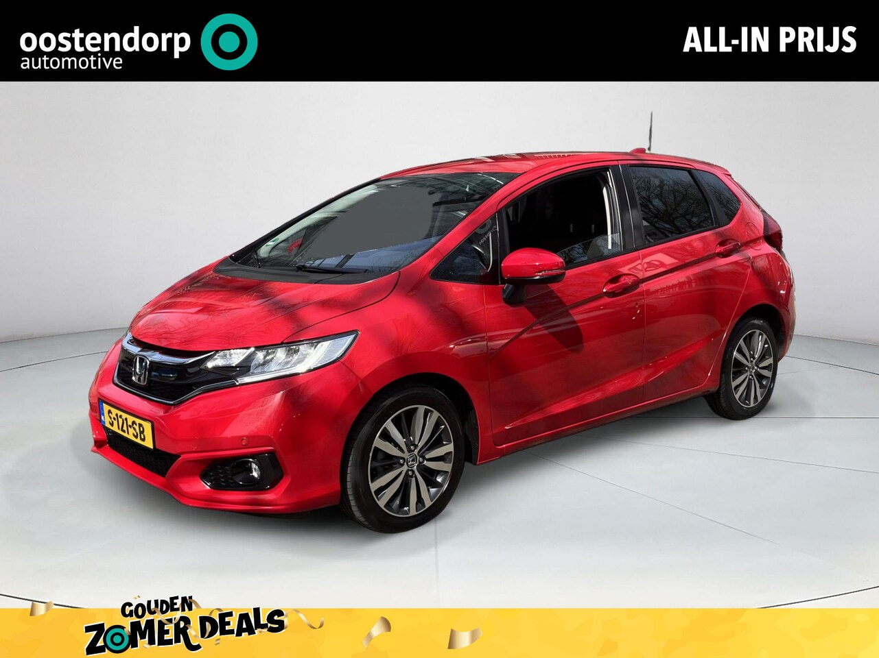Honda Jazz - 1.3 i-VTEC Comfort rood - AutoWereld.nl