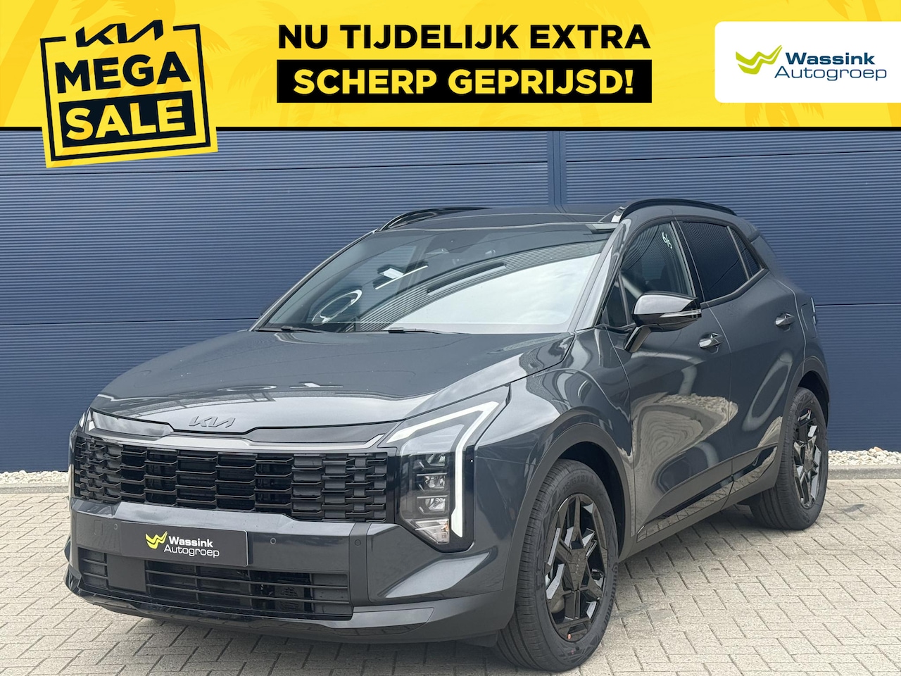 Kia Sportage - 1.6 T-GDi Hybrid Black Edition Advanced | Schuif/Kanteldak | Stoel/Stuurwielverwarming | E - AutoWereld.nl