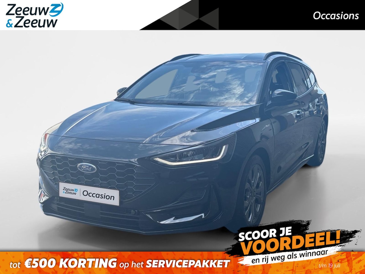 Ford Focus Wagon - 1.0 EcoBoost Hybrid ST Line | Winterpack | Apple Carplay / Android auto | Parkeersensoren - AutoWereld.nl