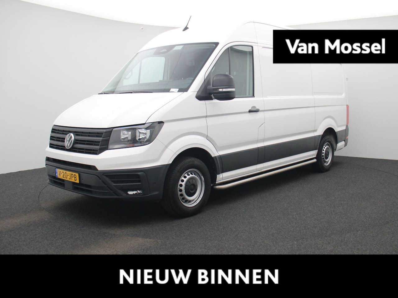Volkswagen Crafter - 2.0 TDI L3H3 Highline 140PK | Automaat | trekhaak | Navigatie | Cruise Control | Multifunc - AutoWereld.nl
