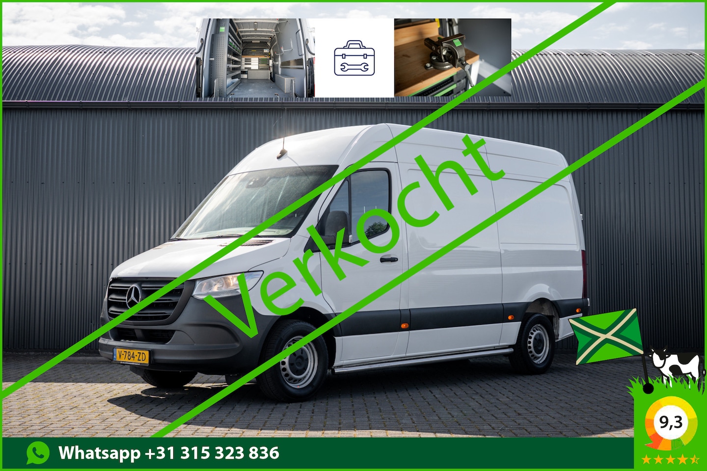 Mercedes-Benz Sprinter - 311 CDI L2H2 | Volledig Ingericht | Mbux | Camera | Climatronic - AutoWereld.nl