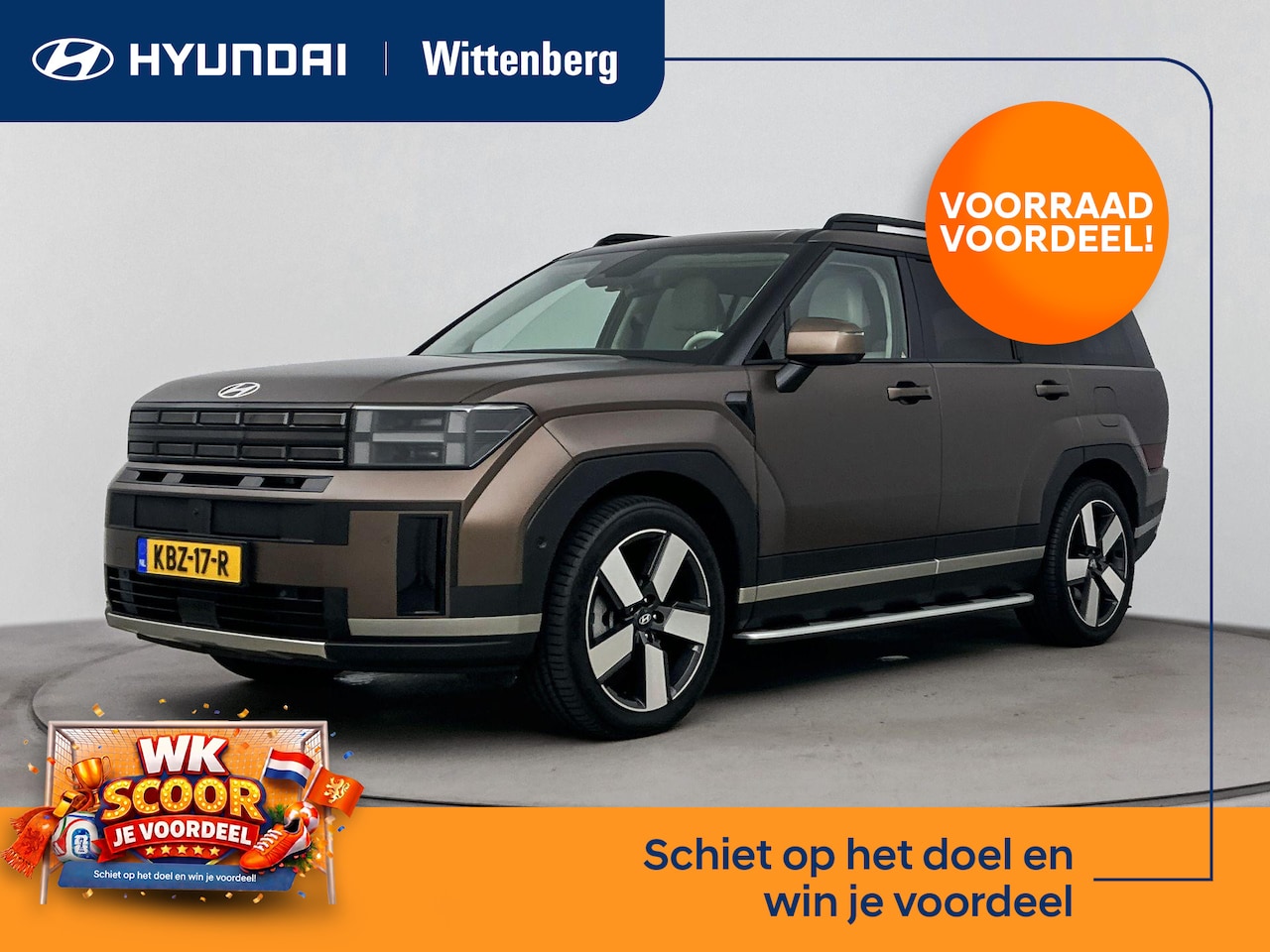 Hyundai Santa Fe - 1.6 T-GDI HEV Premium Sky 7p Snel leverbaar | Alarm Klasse 3 | Panoramadak | Side steps | - AutoWereld.nl
