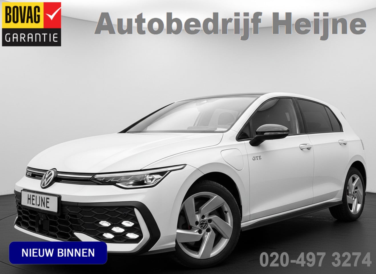 Volkswagen Golf - GTE 1.5 eHybrid [PHEV] 272PK SPORT 360°CAMERA/NAVI/HEADS-UP - AutoWereld.nl