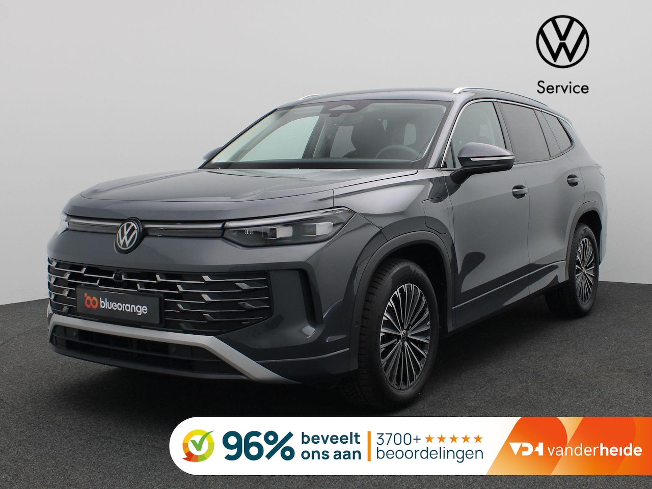 Volkswagen Tayron - 1.5 eHybrid Elegance 204PK DSG Trekhaak, 18" LM Velgen, Matrix LED-Verlichting, Navi, Keyl - AutoWereld.nl