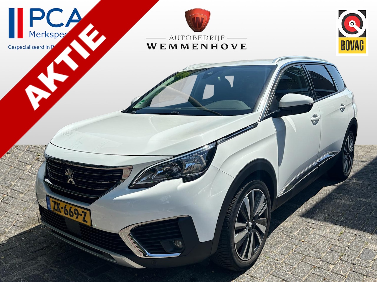 Peugeot 5008 - 7-Persoons 1.2 PureTech Allure 7-Persoons/Sport pakket/Airco-Ecc/Navi/Alu wielen/ Distribu - AutoWereld.nl