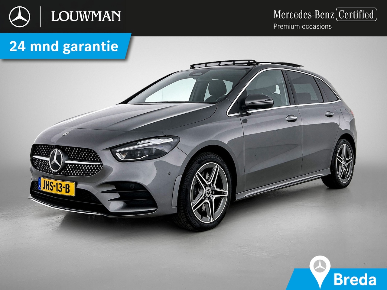 Mercedes-Benz B-klasse - 250 e Business Solution AMG AMG Line | Panoramadak | Parkeerpakket met achteruitrijcamera - AutoWereld.nl