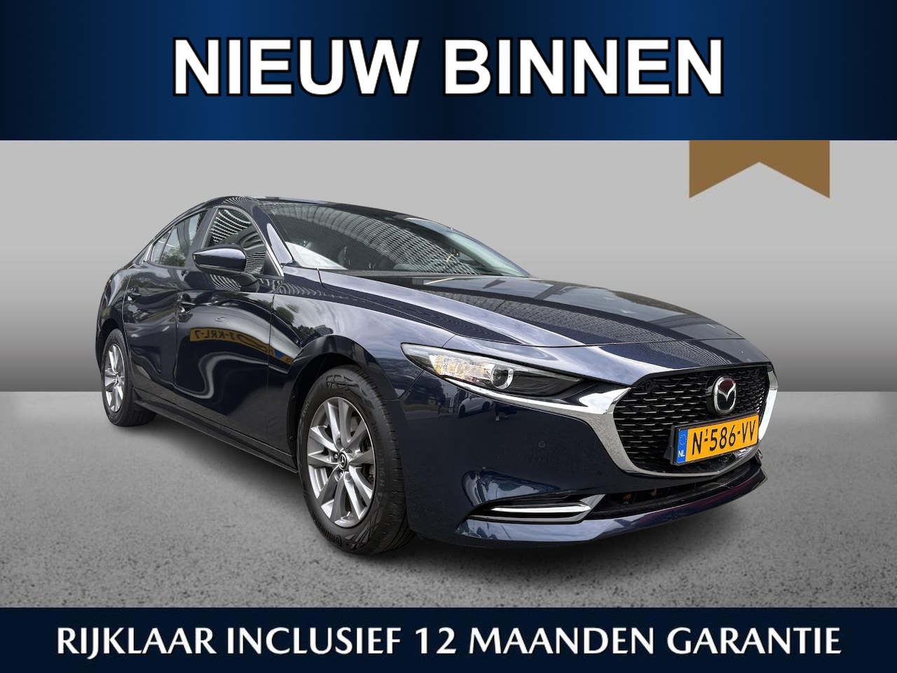 Mazda 3 - Sedan Comfort 2.0 e-Sky-X 186pk | Bose & Leder Pack | 1e eigenaar | Dealer onderhouden | N - AutoWereld.nl